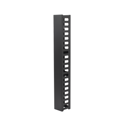 Organizador de Cable Vertical de 21 Unidades Rack Sencillo, Compatible con Racks Serie EIRL y EIQR