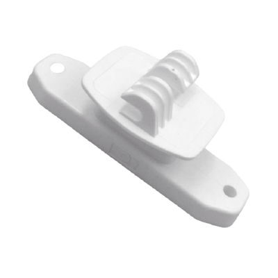 Aislador de Paso Blanco reforzado para cercos eléctricos, resistente al clima extremoso