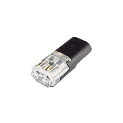 Bolsa con 25 conectores / Enchufables / Para 2 cables / compatibles en calibre 22 al 18 AWG