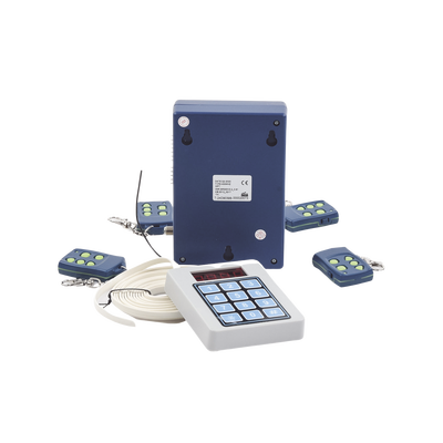 Receptor Inalambrico Universal Administrable por Software, Hasta 1600 controles de usuarios, compatible con Barreras y Motores de puertas