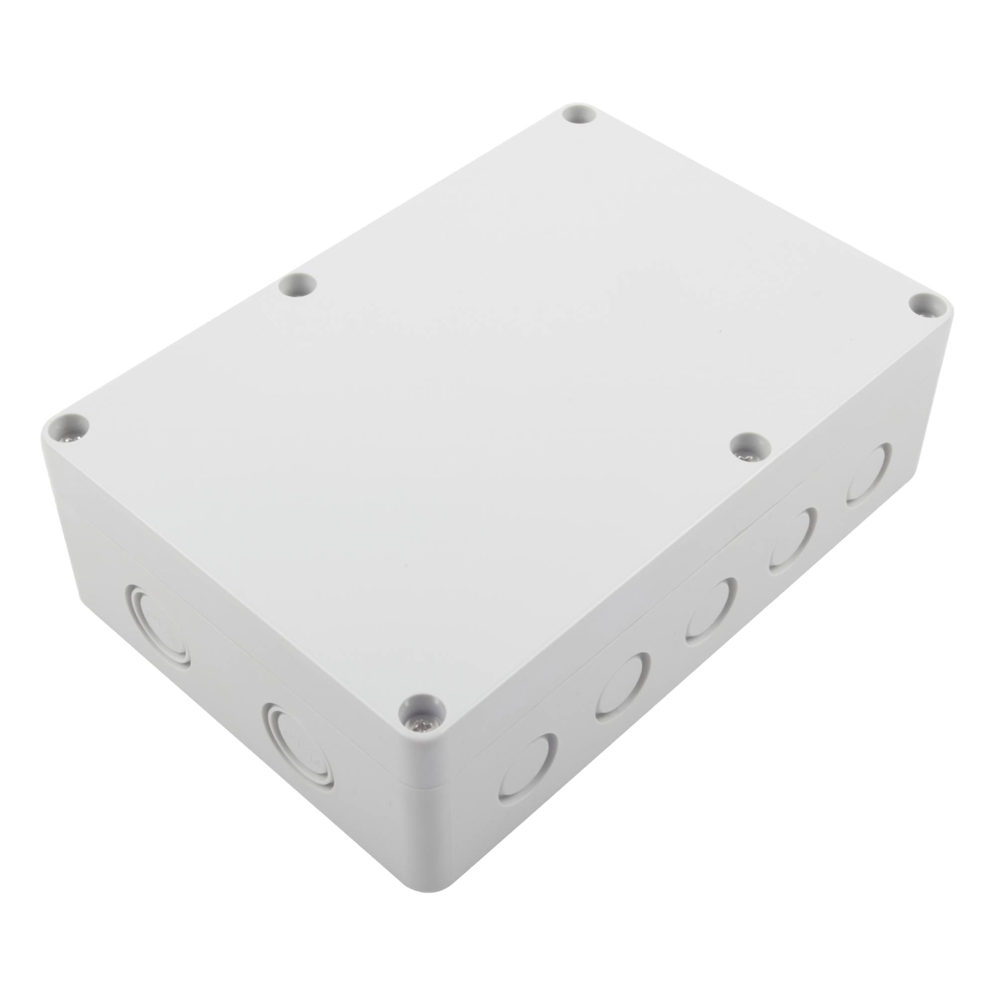 Gabinete Plástico para Exterior / IP65 / 180 x 125 x 57 mm / 16 Entradas de Cableado / -20 a 60 °C / ABS — TXPRO · SKU TXG-01-11