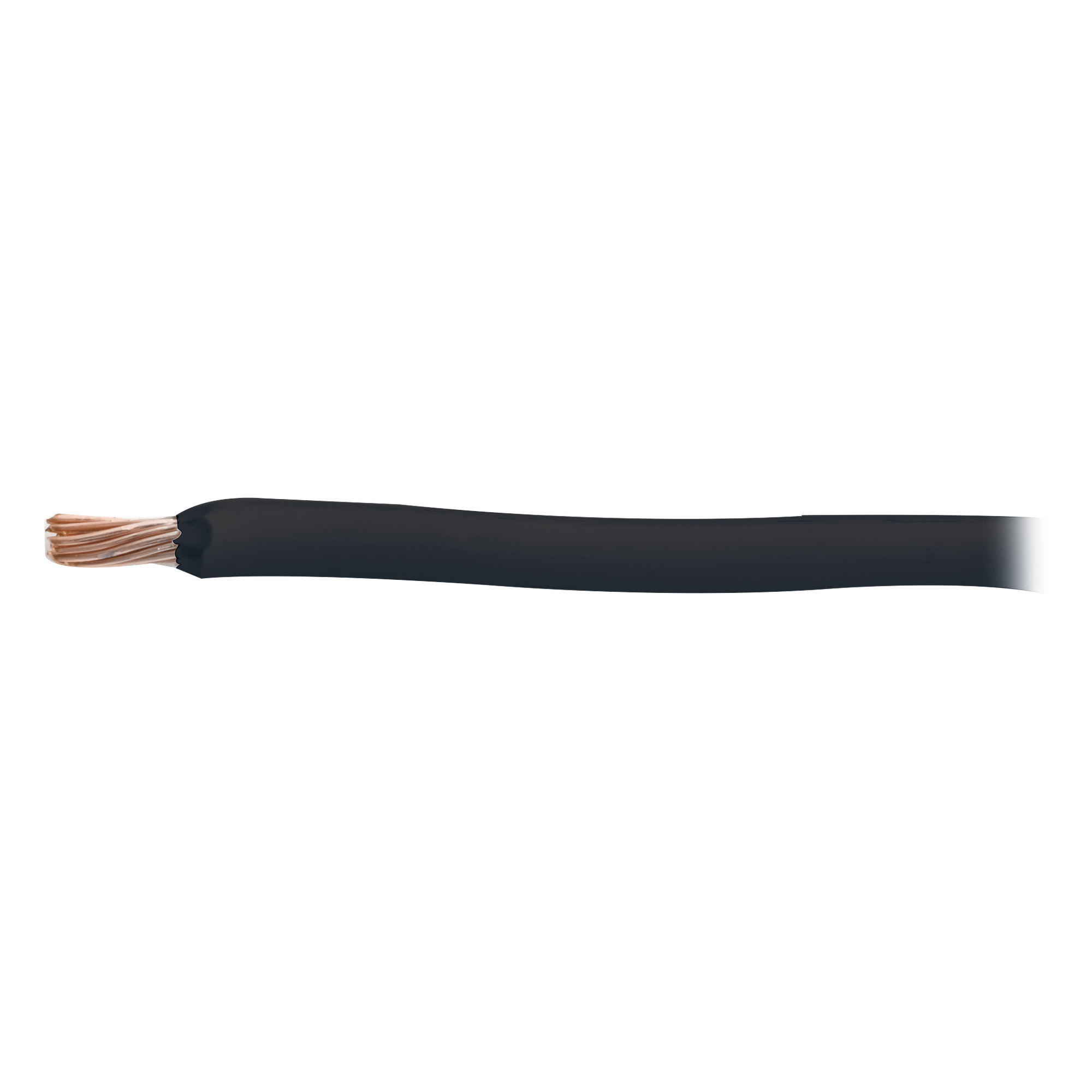 Cable THW-LS / Calibre 8 AWG / 19 Hilos / Color Negro / Bobina 100 m (328 ft) — INDIANA · SKU SLY-296-BLK/100