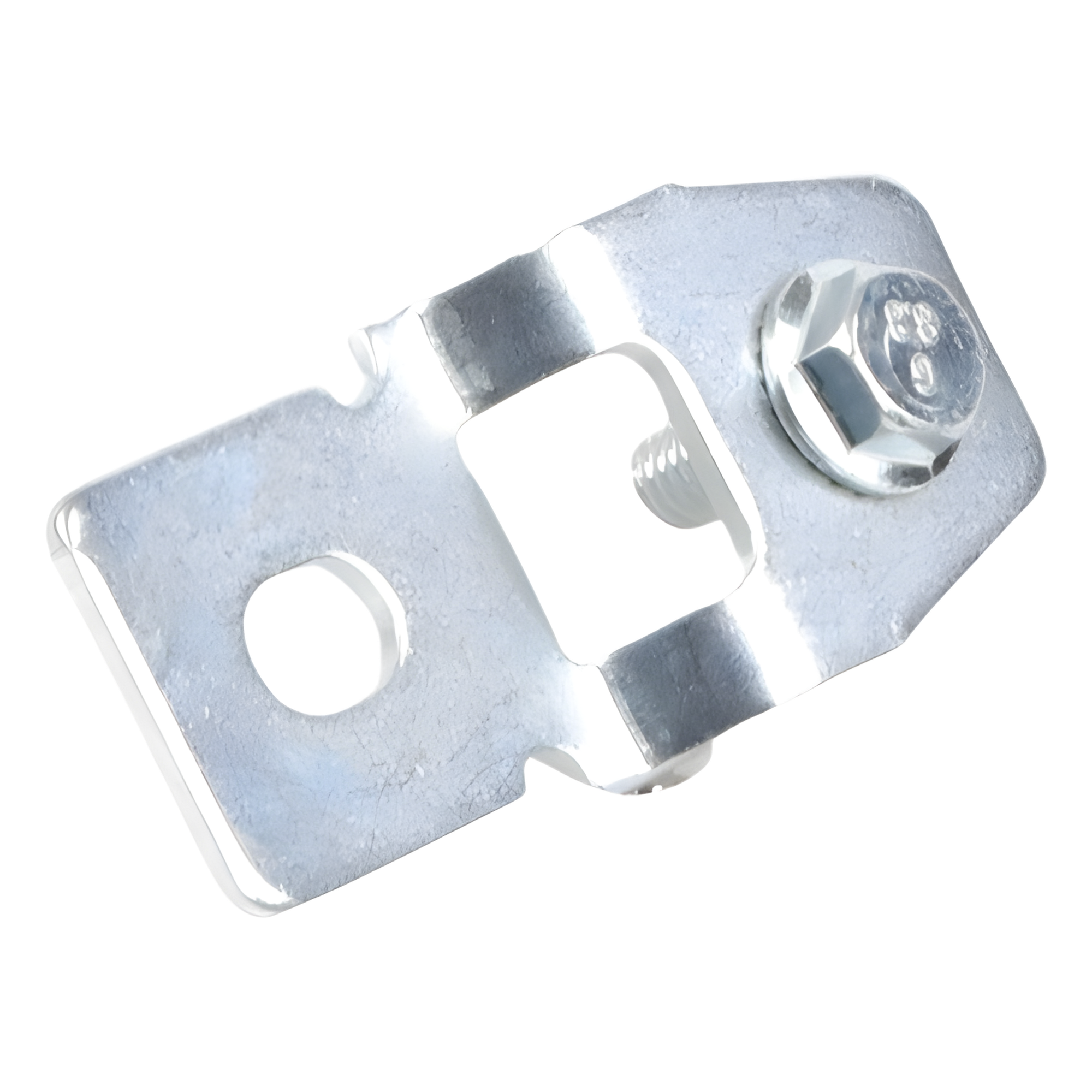 Pestañas Metálicas de Fijación / Chapa de Acero y Zinc 4 mm / Paquete de 4 Piezas / Montaje en Pared / Incluye Tornillos y Tuercas para Gabinete