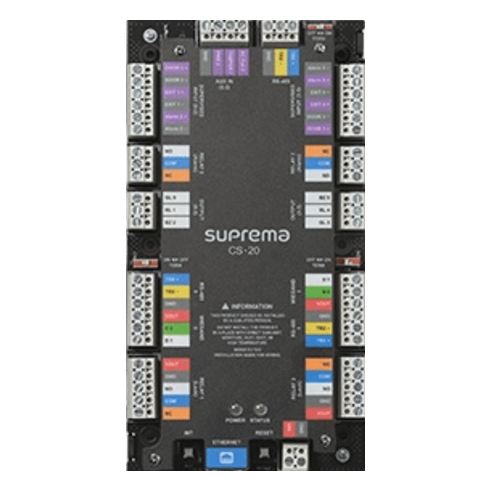 CoreStation (CS20) Panel de Control de Acceso /para 2 puertas / Compatible con Sistema de Elevadores — SUPREMA · SKU CS20S