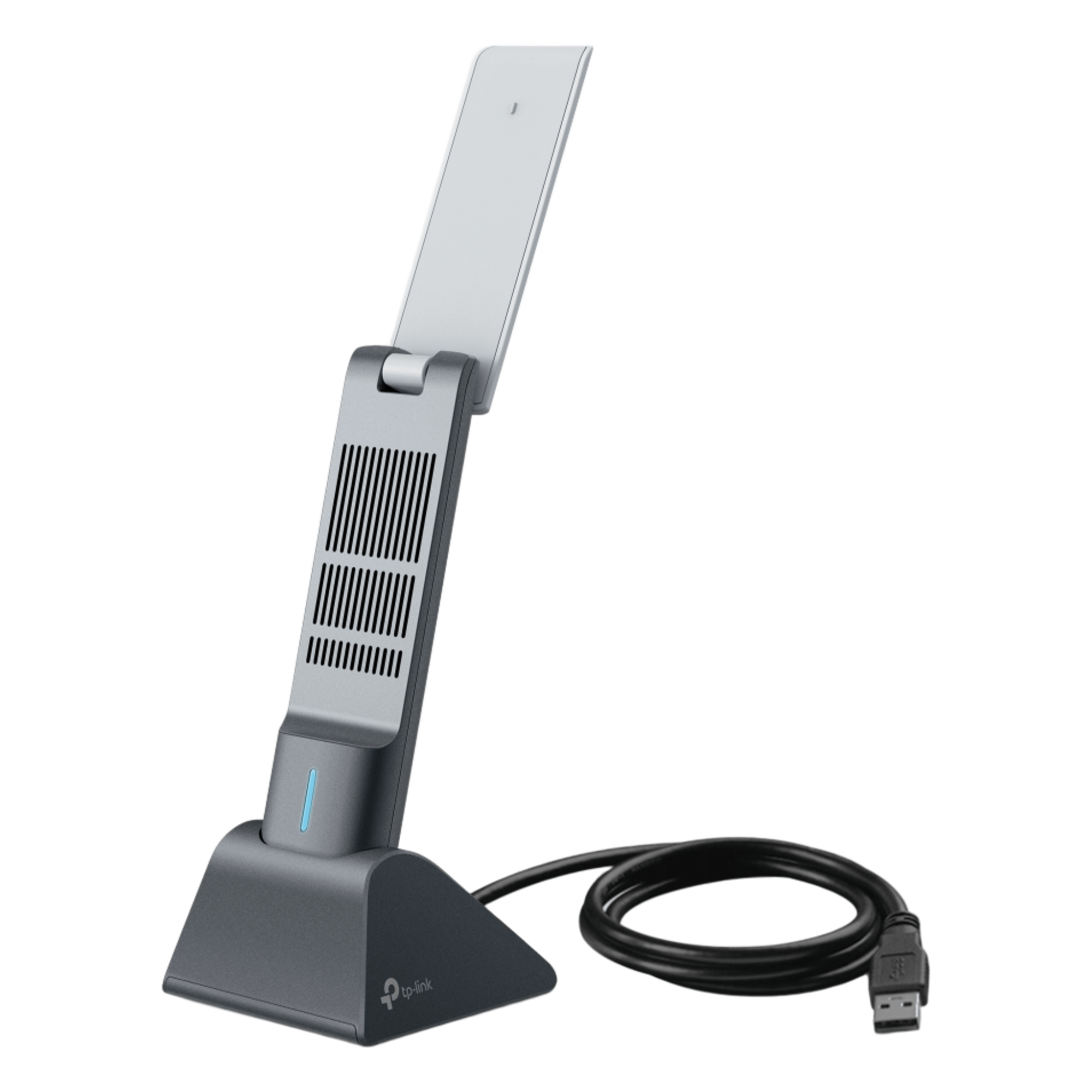 Adaptador USB Wireless Wi-Fi 6 / AX3000 (2402 Mbps + 574 Mbps) / Antenas de Alta Ganancia / USB 3.0 / Baja Latencia Gaming / WPA3 / Cuna Desmontable con Cable 1.2 m (3.9 ft) — TP-LINK · SKU ARCHER-TX50UH
