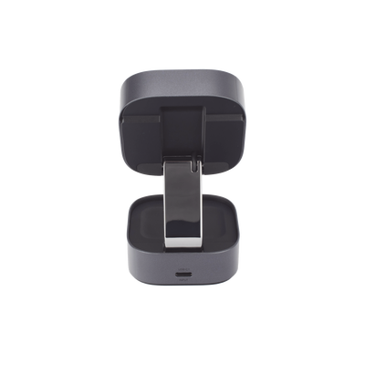 Cargador Inalámbrico 2 en 1 25W / Tecnología Magnética Qi 2 / 15W para Teléfono + 5W para Auriculares / Puerto USB-C 5W / Protecciones Múltiples / Cable USB-C Incluido