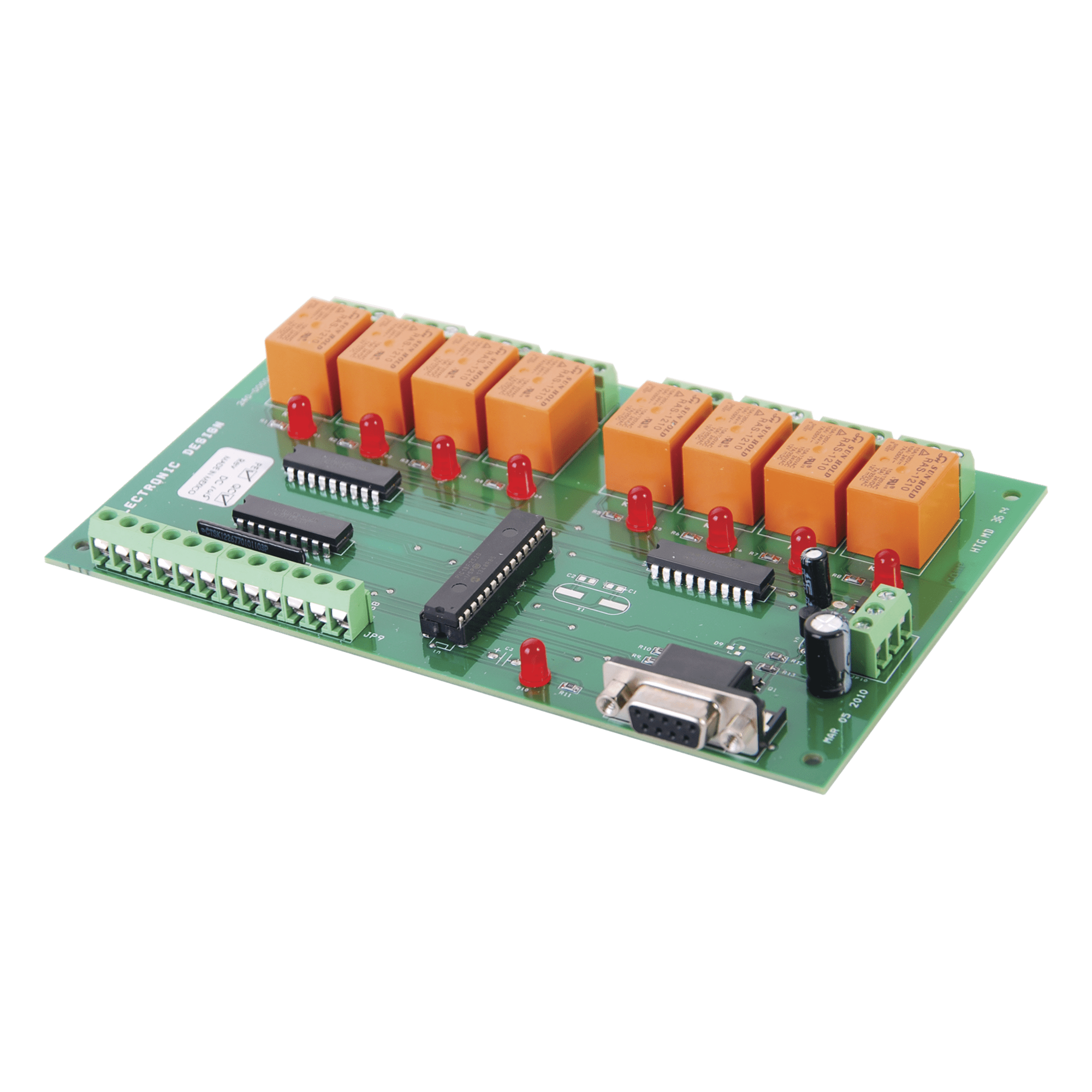 Esclusas: Tarjeta de Control Programable  hasta 8 Puertas — ELECTRONIC DESIGN · SKU CES8