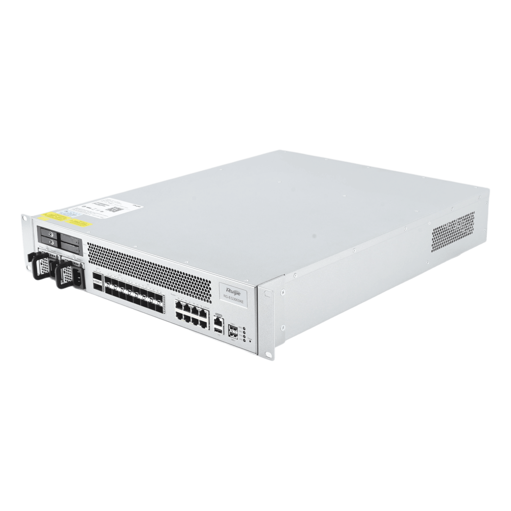 Router Core Balanceador, Hasta 9 Servicios de Internet y Hasta 20 Mil usuarios con un desempeño de 60 Gbps — RUIJIE · SKU RG-EG3000XE