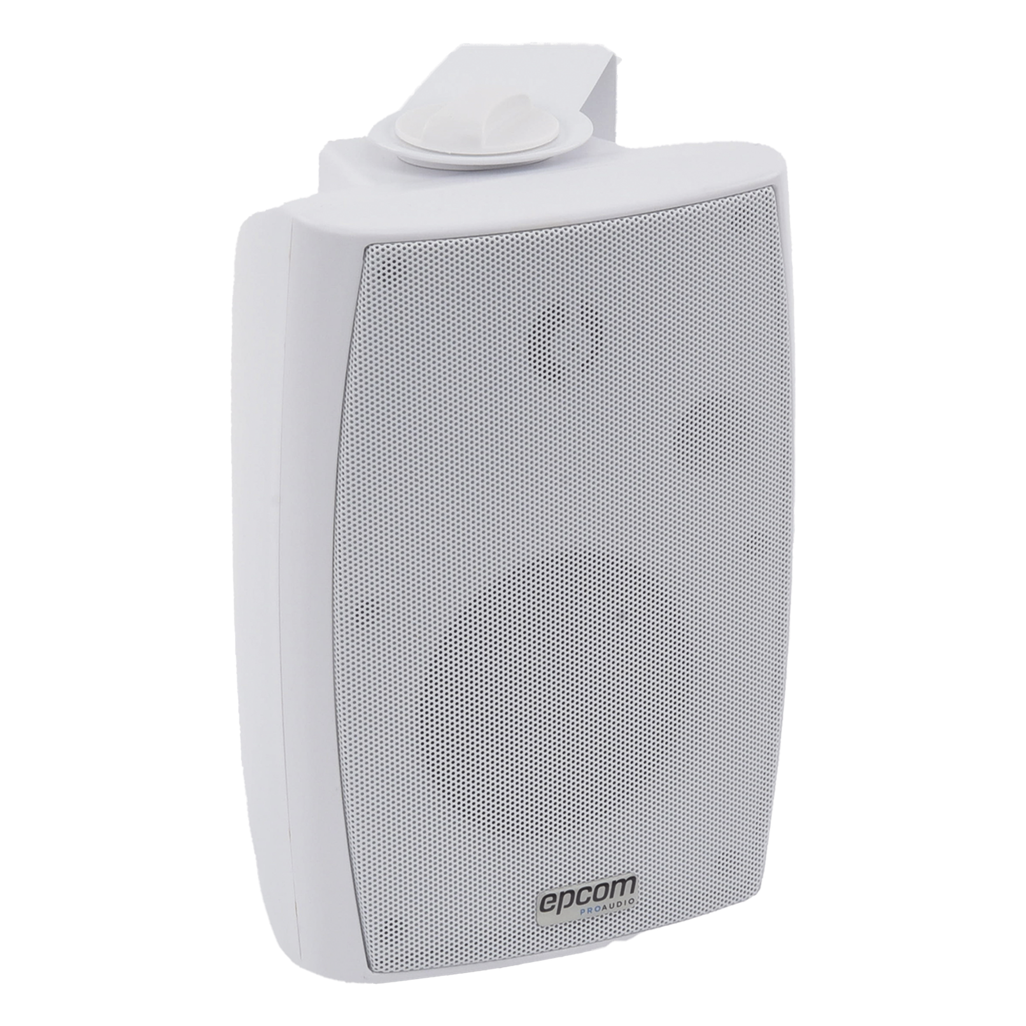 Altavoz de Pared de 2 vías | Woofer 4in + 1.5in | 2.5W - 20W | Para Sistemas 70/100V y 8 ohms | Material ABS | Rejilla y Bracket de Metal | Color Blanco — EPCOM PROAUDIO · SKU SF-774HW