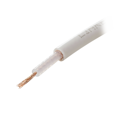 Carrete de 100 Metros (328.08 Pies) de Cable Tipo RG58AU, con Forro Blanco
