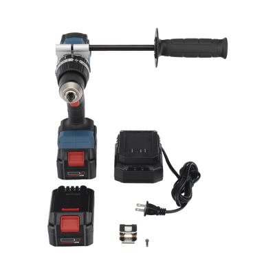 Rotomartillo Inalámbrico 20V / Motor Brushless / Broquero 1/2 in / 120 Nm Par Máximo / 2 Baterías 4.0Ah con Cargador y Maletín