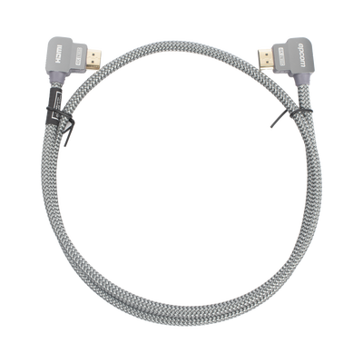 Cable HDMI Ángulo 90° | 1 Metro (3.28 Pies) | Alta Definición | Versión 2.0 | Alta Velocidad 18Gbps | 4K@60Hz |