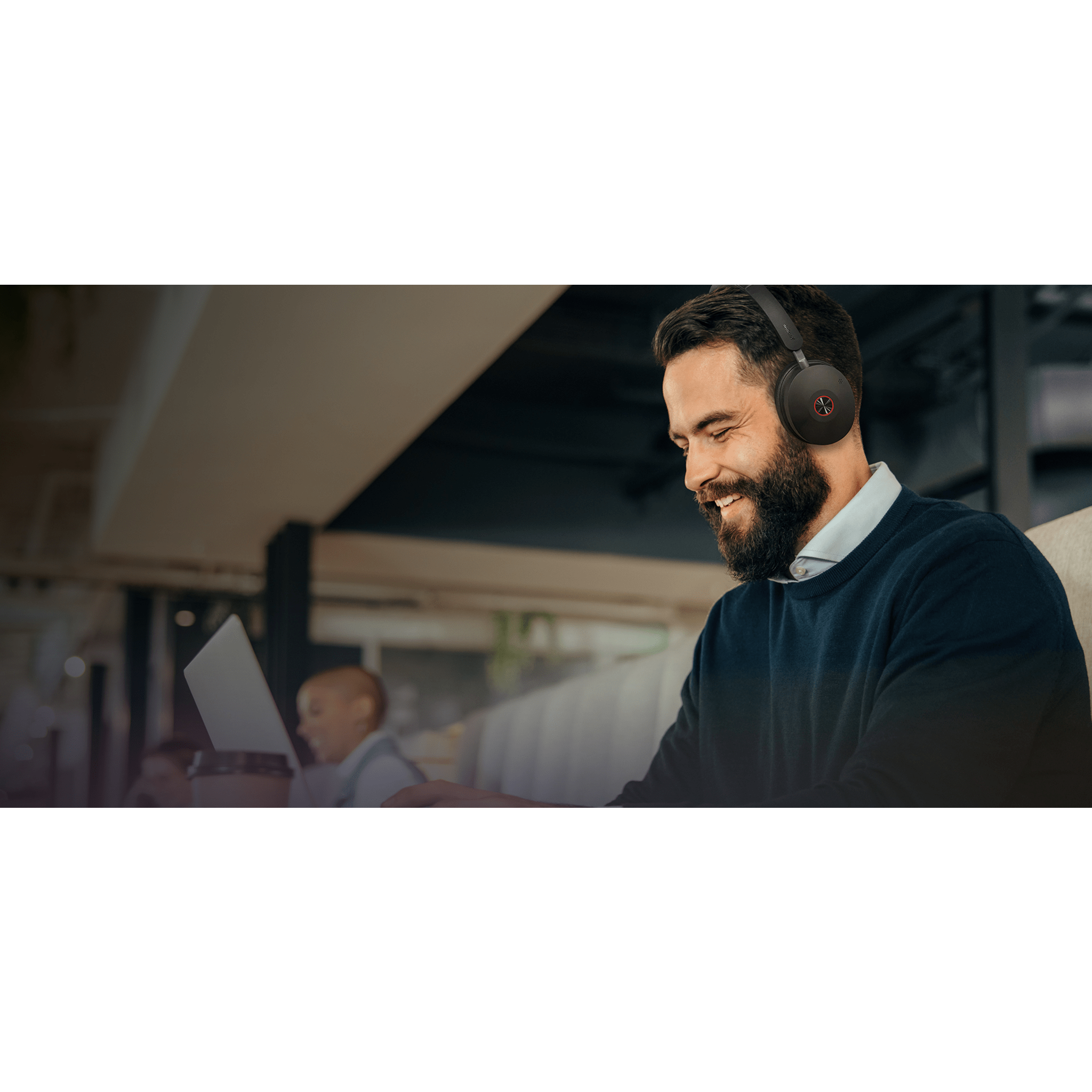 Diadema Inalámbrica / Cancelación de Ruido ANC Híbrida / Bluetooth 5.3 / Alcance 50 m (164 ft) / Autonomía 65 h / Compatibilidad UC Multiplataforma