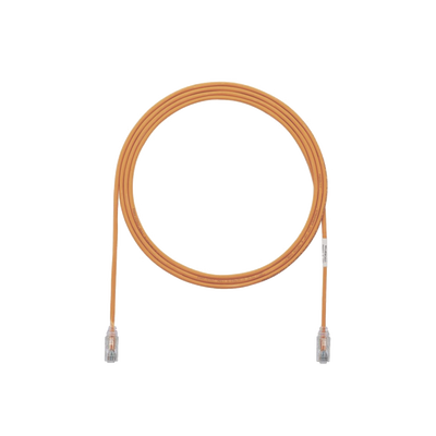 Cable de Parcheo TX6, UTP Cat6, Diámetro Reducido (28AWG), Color Naranja, 3.05 Metros (10 Pies) — PANDUIT · SKU UTP28SP10OR