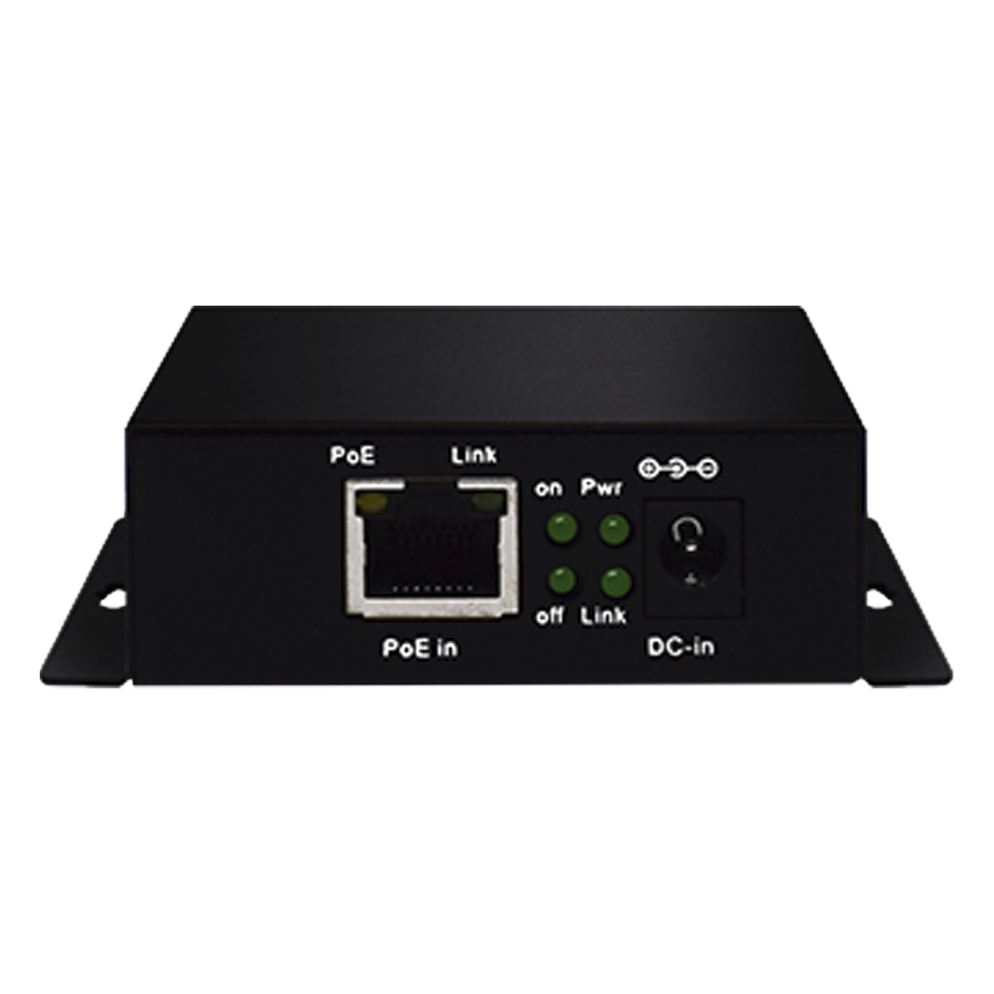 Inyector PoE Extenido Industrial / PoE 802.3 af/at Hasta 30W / Conexión plug and play / Alcance de hasta 250 metros / Aplicaciones CCTV / Alimentación PoE af/at o Vcc 37-57 Vcc — WI-TEK · SKU WI-PE31G
