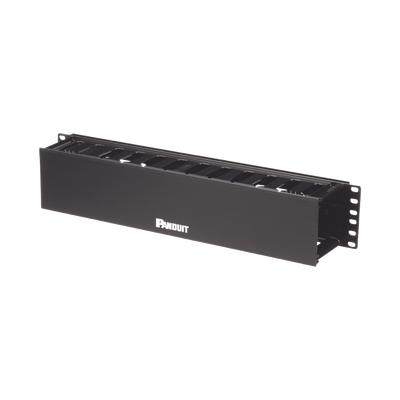 Organizador de Cables Horizontal PatchLink, Sencillo (Solo Frontal), Para Rack de 19in, 2UR