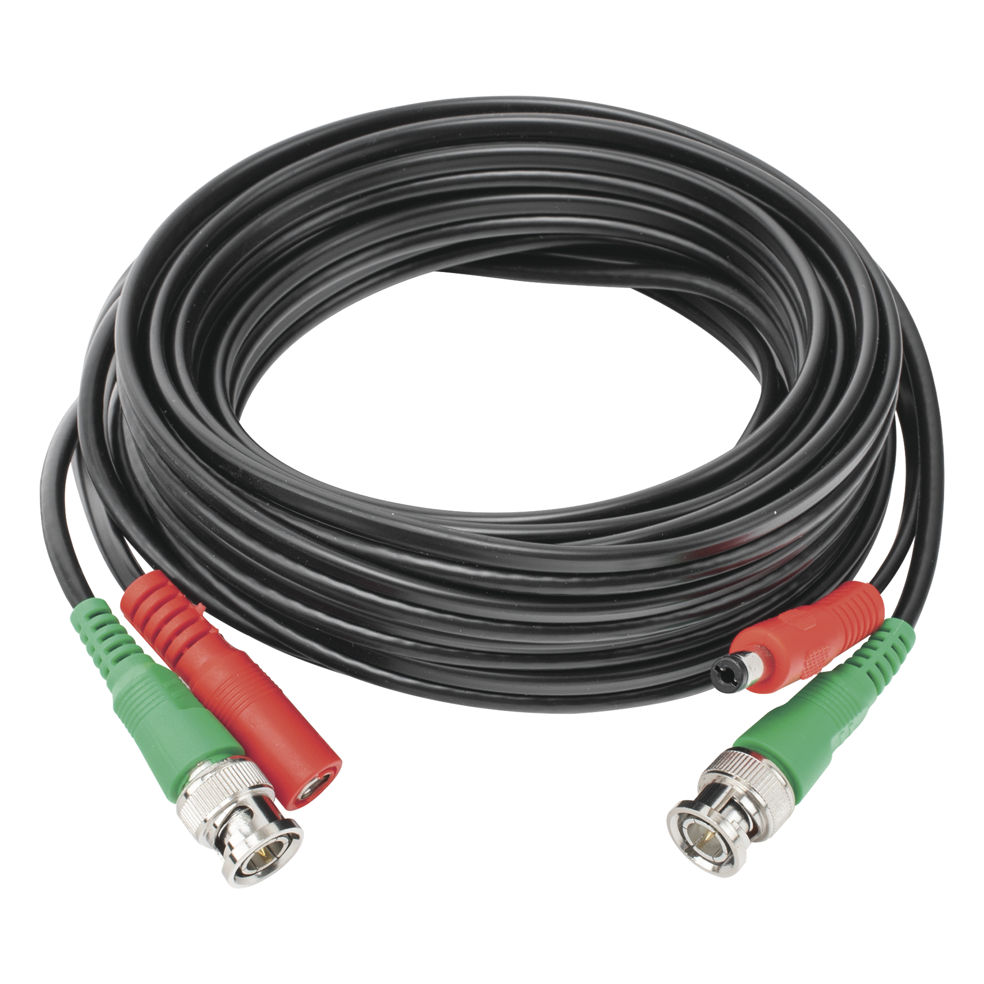 Cable Coaxial (BNC RG59) + Alimentación / SIAMES / 5 Metros (16.40 Pies) / 100% Cobre / Para Cámaras 4K / Uso Interior y Exterior — EPCOM POWERLINE · SKU DIY-5M-HD