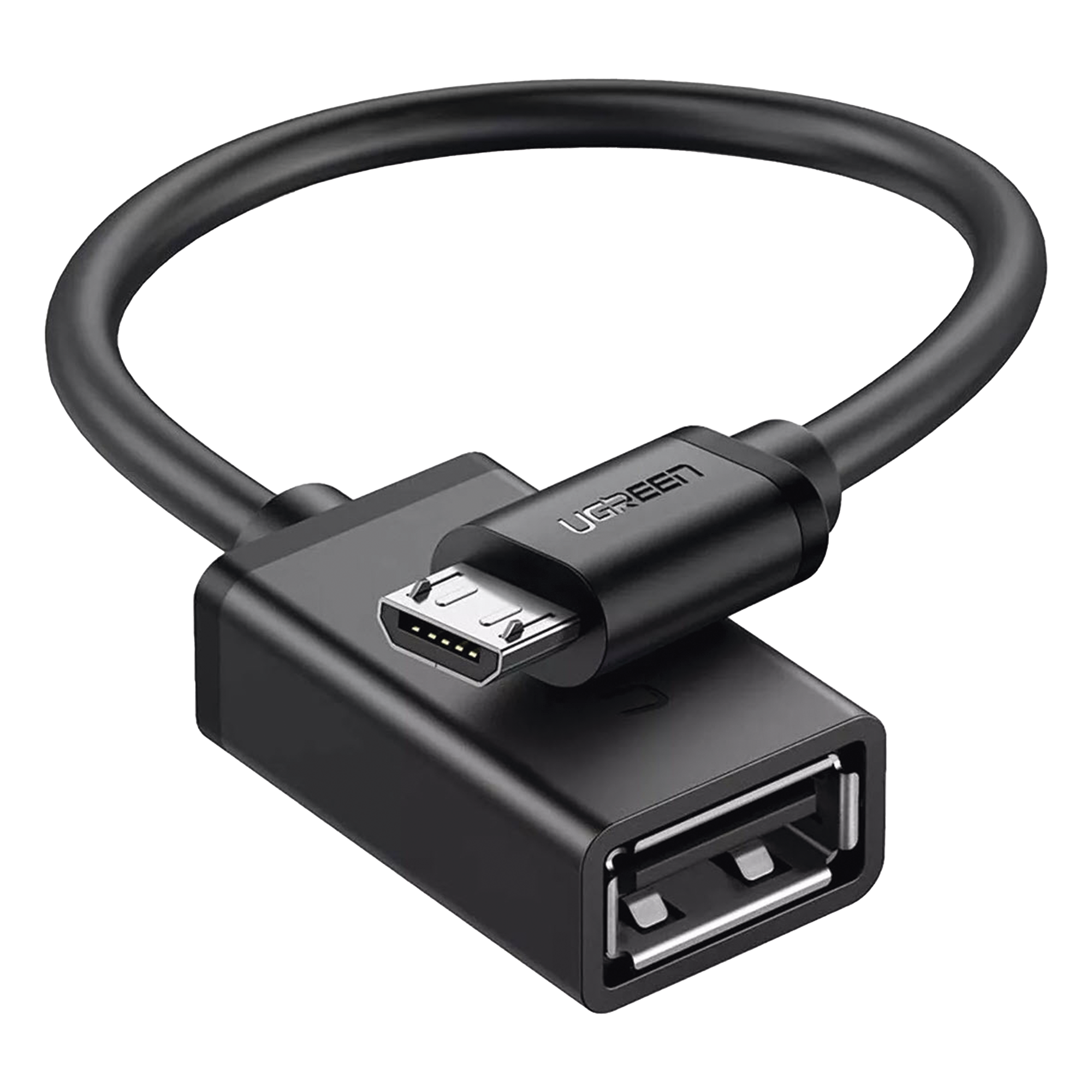 Adaptador OTG Micro USB Macho a USB 2.0 A Hembra — UGREEN · SKU 10396