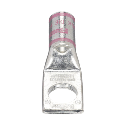 Zapata de compresión LCA1/0-12-X, para cal. 1/0 Awg, Barreno para tornillo prisionero de 1/2, 1 Pz
