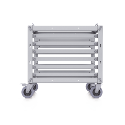 Rack Abierto 6U Compacto y Apilable sin Herramientas para Equipos UniFi, Ensamblaje Toolless, Ruedas con Seguro y Expansión a 12U con Kit de Apilado