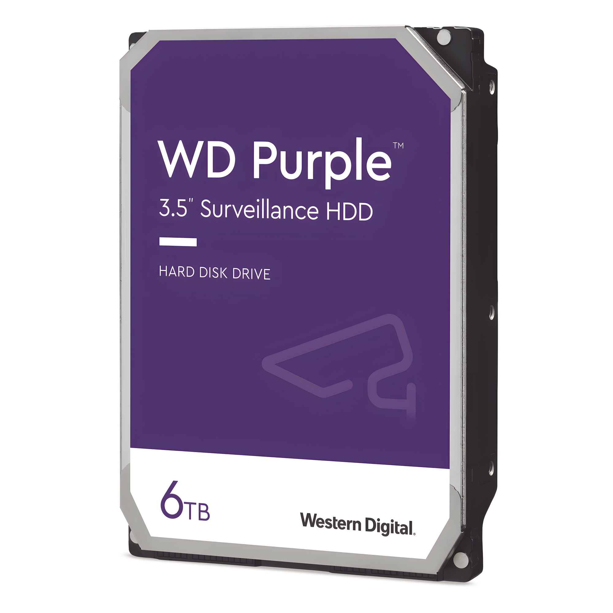 Disco Duro PURPLE de 6TB / 3 AÑOS DE GARANTÍA / Para Videovigilancia — Western Digital (WD) · SKU WD64PURZ
