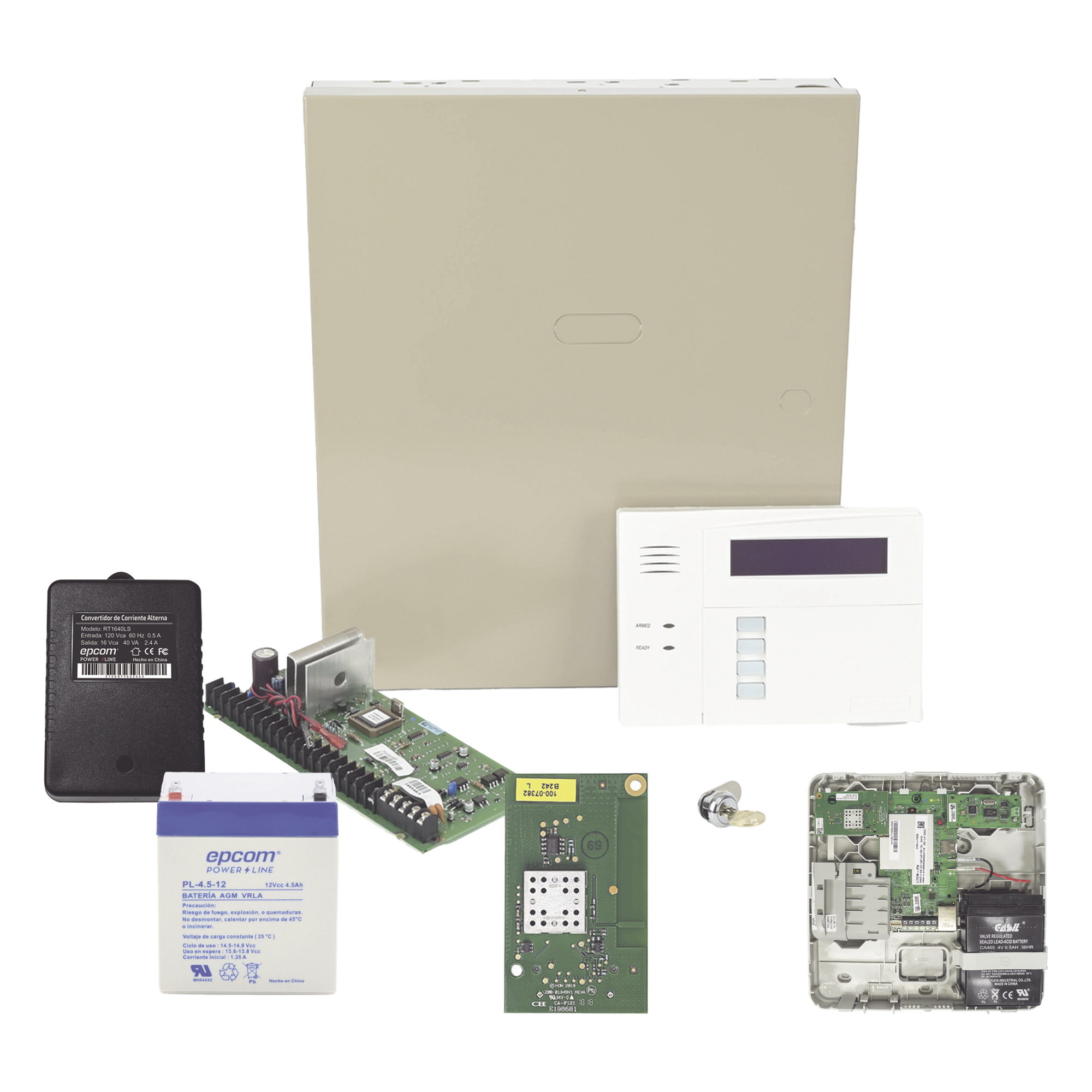 Kit de panel de alarma con 8 zonas cableadas, 40 zonas inalámbricas, comunicador celular dual y módulo Wi-Fi/Z-Wave incluido — HONEYWELL HOME RESIDEO · SKU VISTA48/WIFI