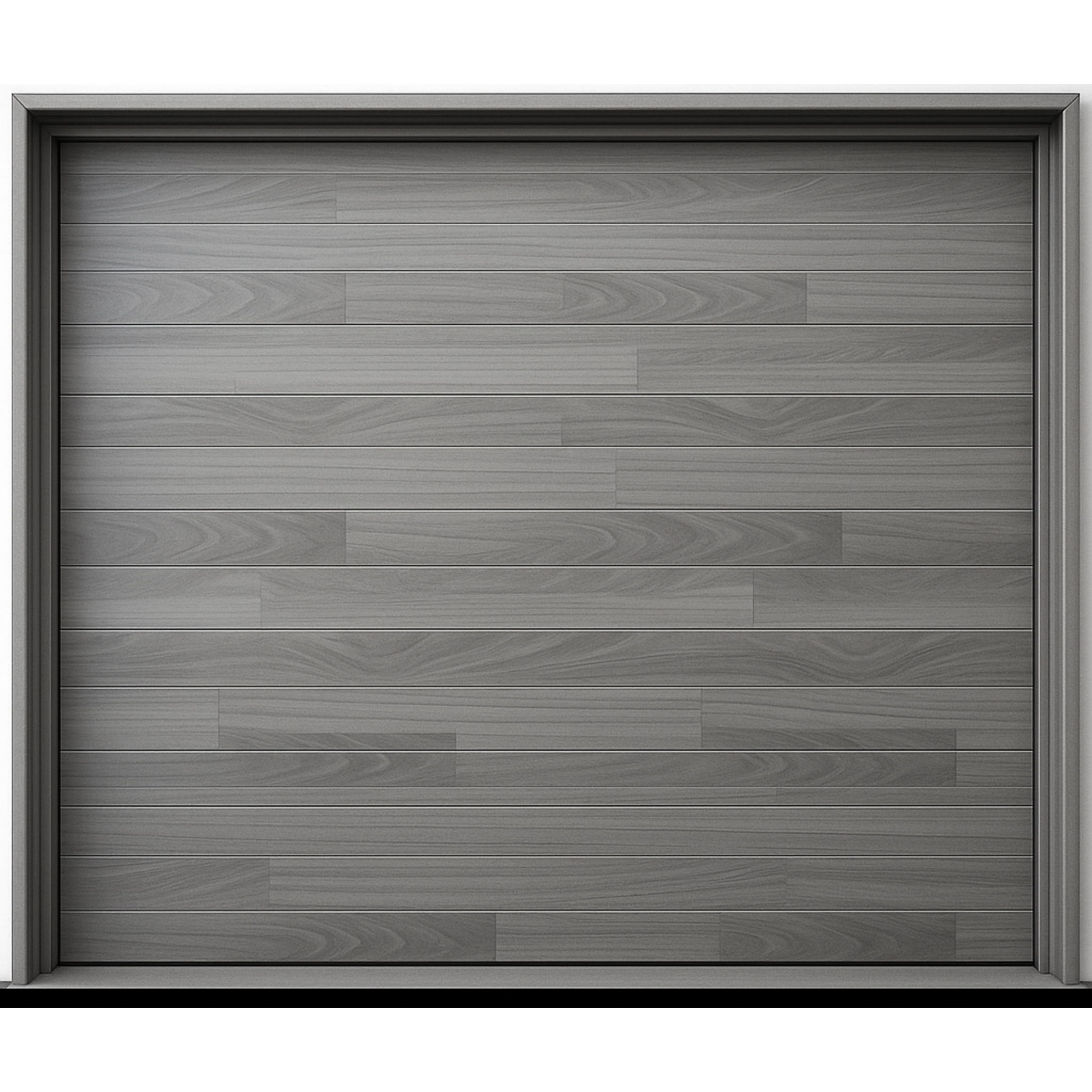 Puerta de Garage de Alta Calidad / Estilo Americano / Acabado Laminado PREMIUM / Color Gris / 18x9 Pies.