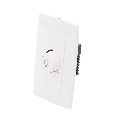 Dimmer Rotativo para Lámpara Incandescentes / 300 W 127 V CA / Color Blanco.