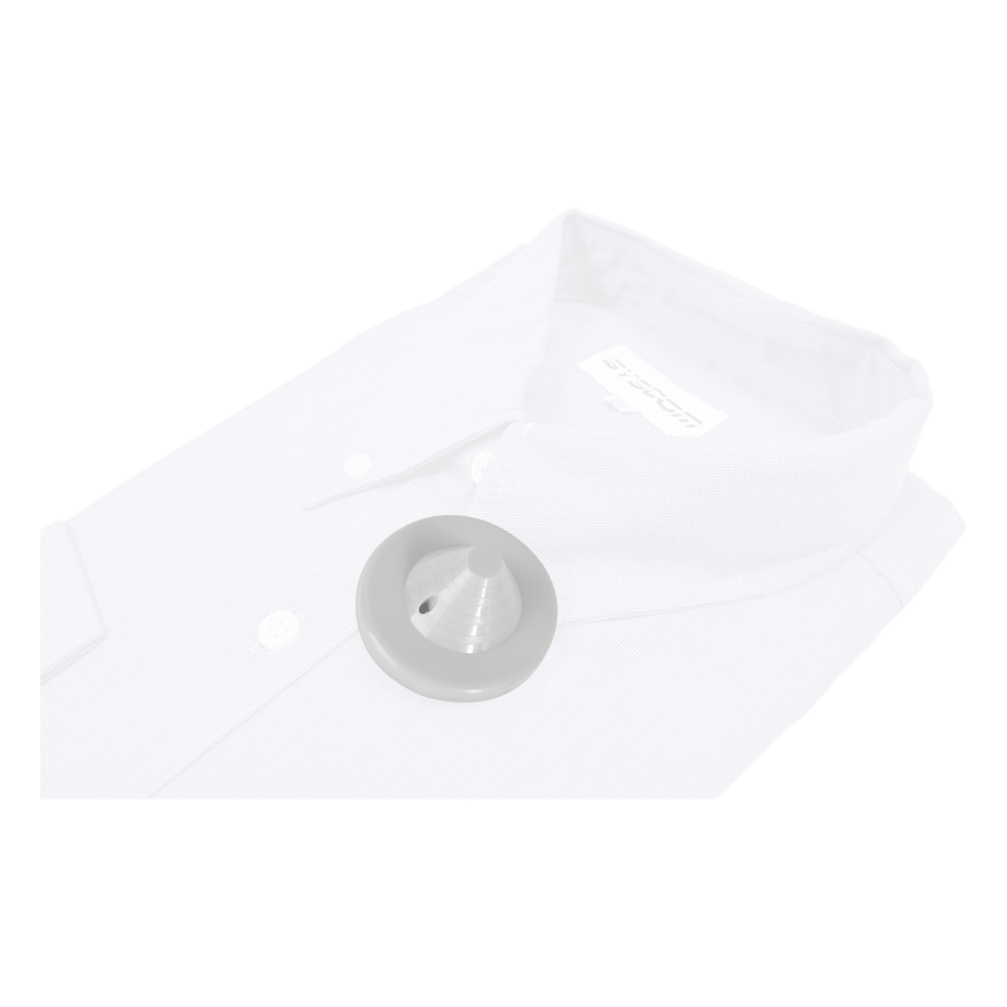 Paquete 100 pzas Tags / Para Ropa / Tipo Mini UFO / Gris Claro — Century · SKU T004