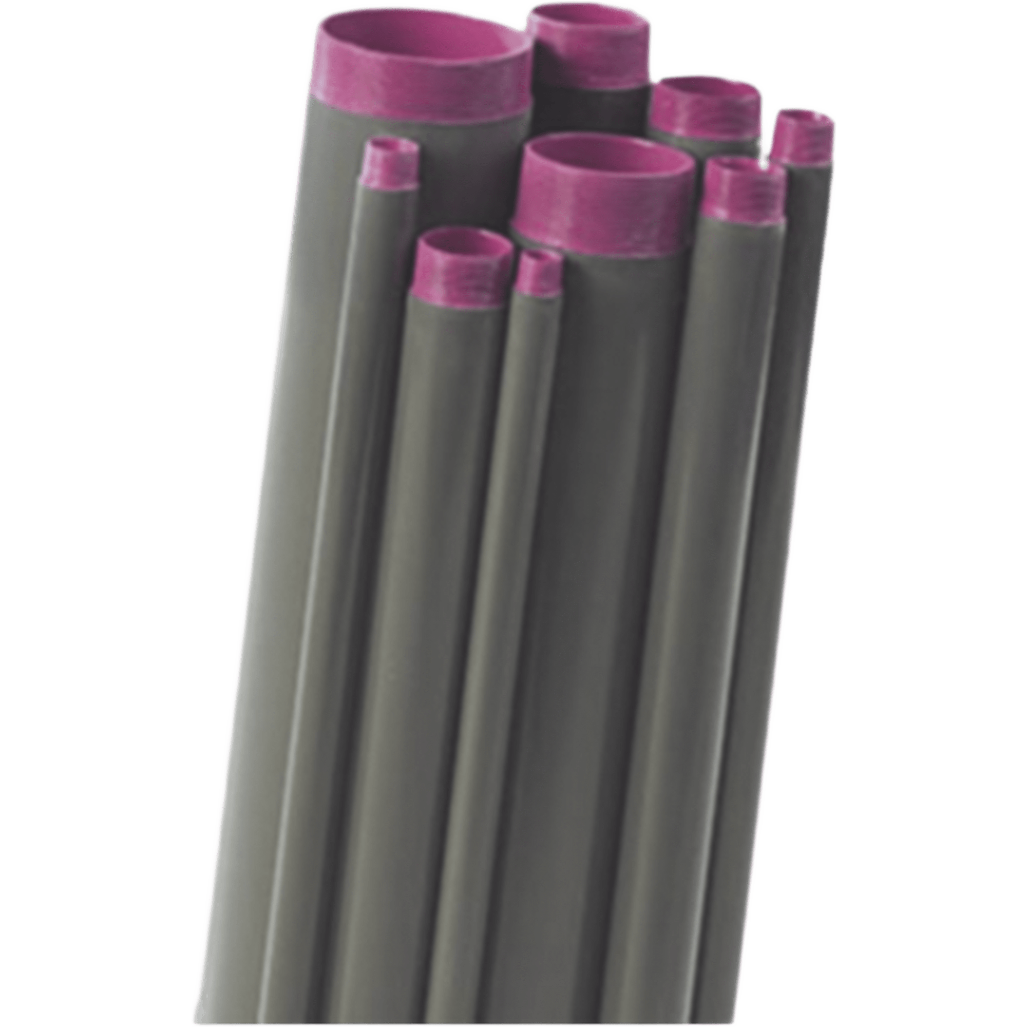 Tubo Conduit rígido de aluminio de 1/2” (12.7 mm) con recubrimiento de PVC de 3.05 m con cople.