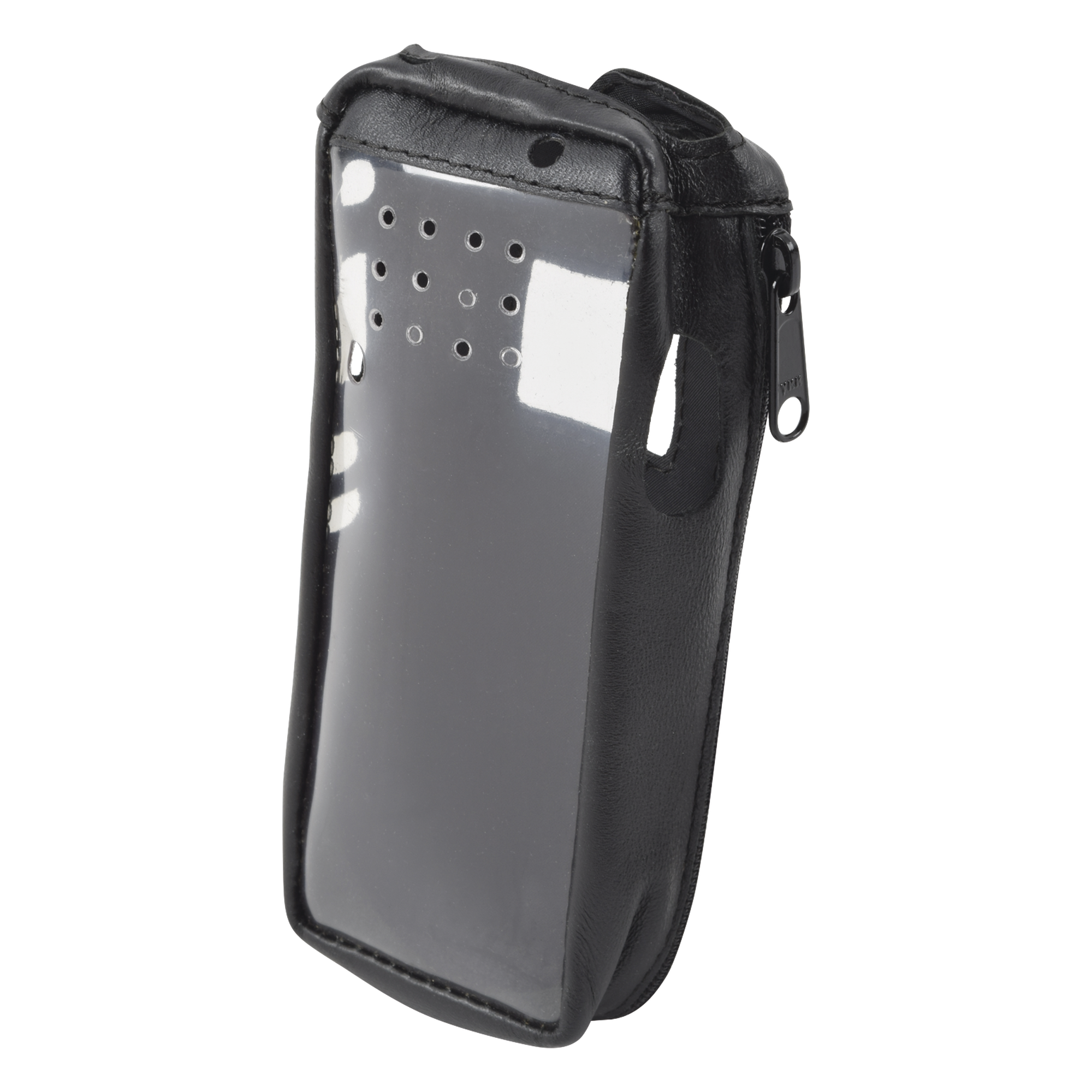 Funda Reforzada de Piel, Lazo para Cinto, Ventana Plástica y Cierre Lateral / IC-F3161DS, IC-F4161DS. — SYSCOM · SKU FSMIC-F3161