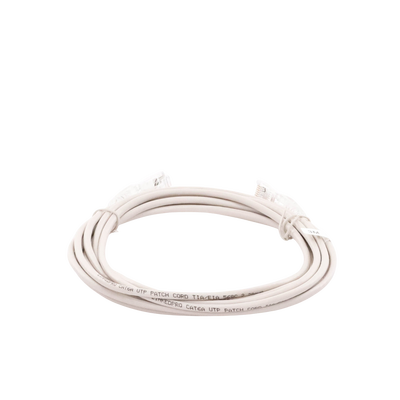 Cable de Parcheo Slim UTP Cat6A - 3 Metros (9.84 Pies) Gris, Diámetro Reducido (28 AWG)