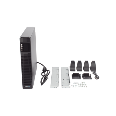 UPS de 2000VA/1800W / Topología On-Line Doble Conversión / Entrada y Salida de 120 Vca / Clavija de Entrada NEMA 5-20P / Pantalla LCD Configurable / Formato Rack/Torre