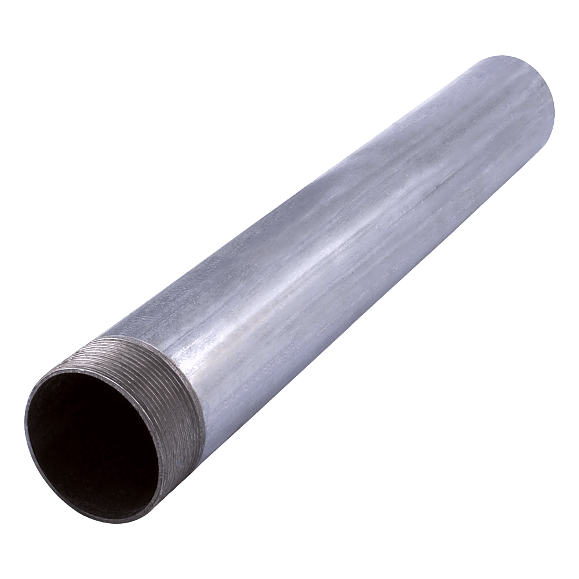 Tubo Conduit Pared Gruesa / Acero Galvanizado / 1 1/2" x 3 m (9.8 ft) / Inmersión en Caliente / NMX-J-535-ANCE / Etiqueta Amarilla