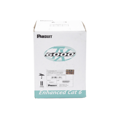 Bobina de Cable UTP 305 Metros (1000 Pies) de Cobre, TX6000™ PanNet, Reelex, Azul, Categoría 6 Mejorado (23 AWG), PVC (CM), de 4 Pares