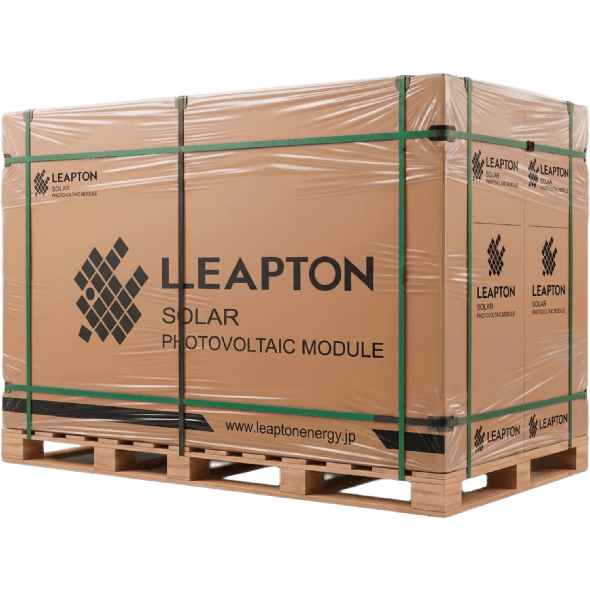 Pallet con 37 piezas de Modulo Solar LP182*210M66NB620WBLK, 620 W BIFACIAL, 49.75 Vcc, Monocristalino TOPCon