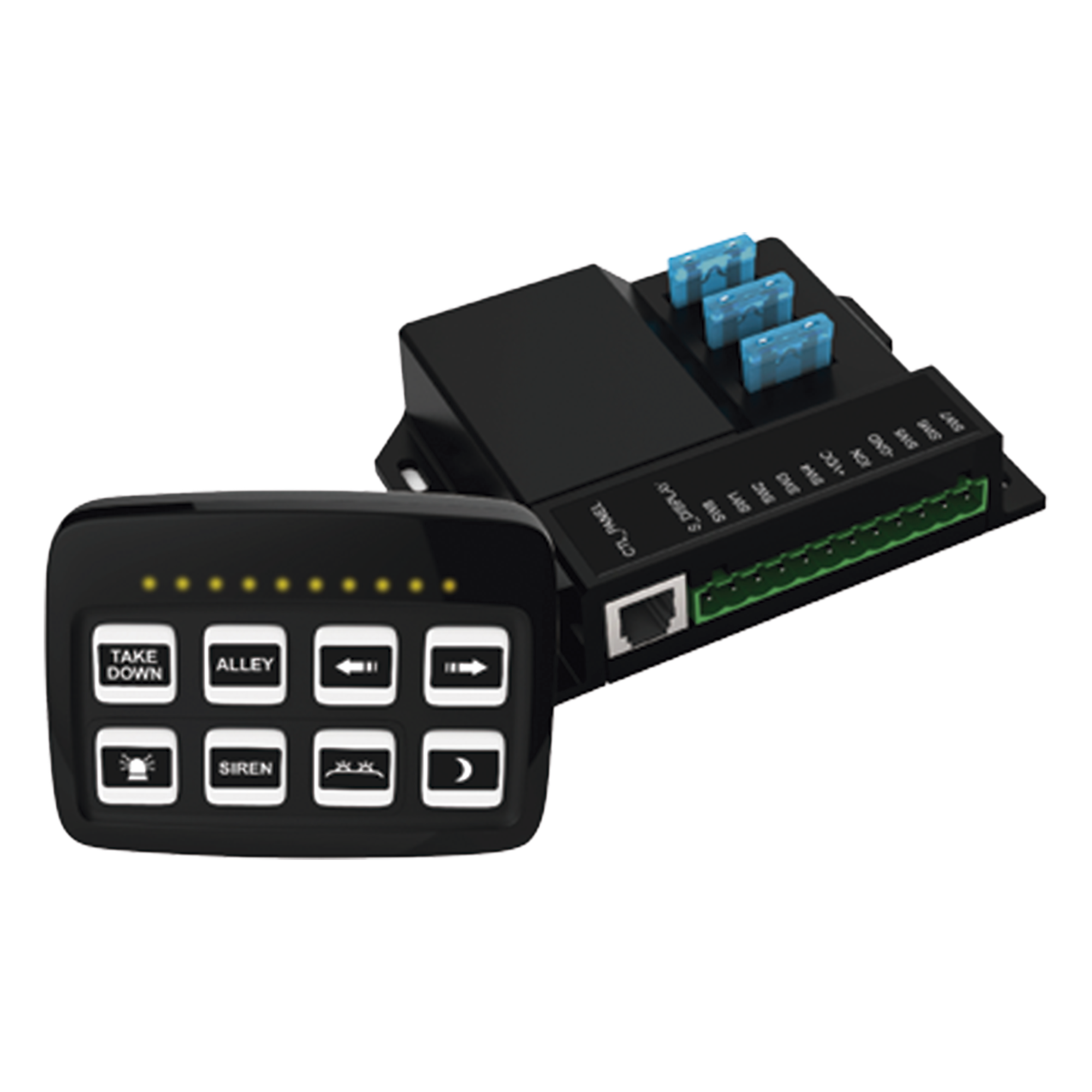 Controlador Universal de 8 interruptores, con Montaje Fijo y de Succión — SIGNALPRO · SKU SP03