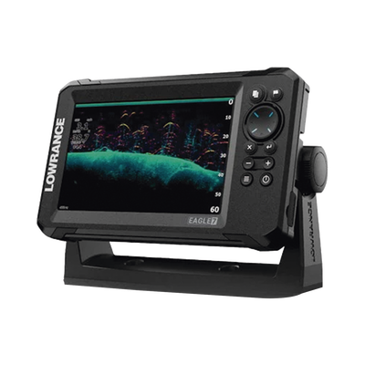 Eagle-7 ecosonda en pantalla horizontal IPS de 7 pulgadas, incluye transductor skimmer 50/200 kHz