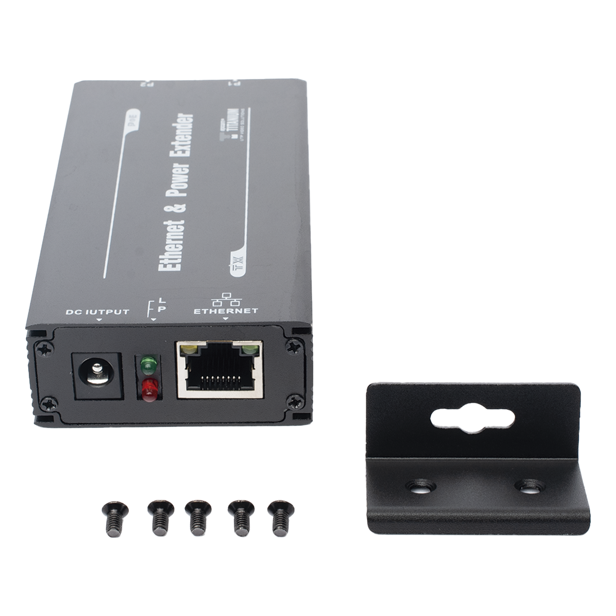 (POE 600 METROS) Transmisor para Extensor PoE TT-8001R / 1 Puerto para recepción de video y alimentación (PoE) / IDEAL PARA DOMOS Y CAMARAS IP / Conexión en Cascada / Soporta PTZ´s de 60 W / Soporta IEEE802.3af/at