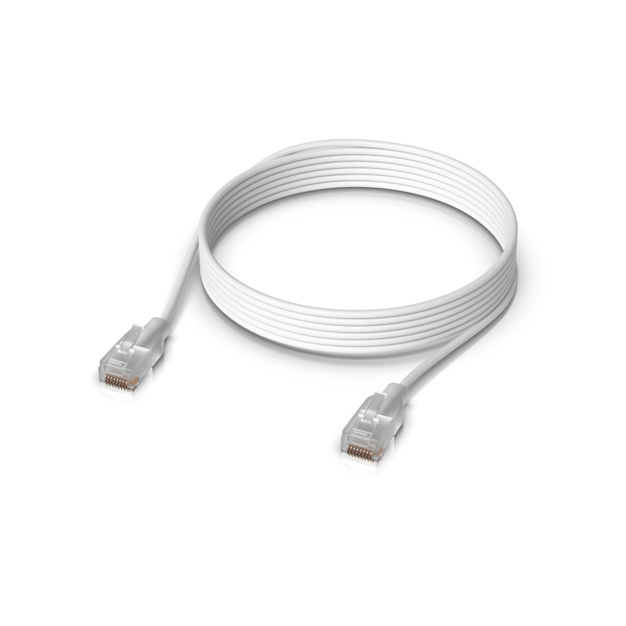 Patchcord UniFi Etherlighting? de 2 Metros (6.56 Pies), hasta 10G / Soporta hasta PoE+++ / Conector RJ45 Transparente para Mejores Efectos de Luz con Switches USW PRO MAX