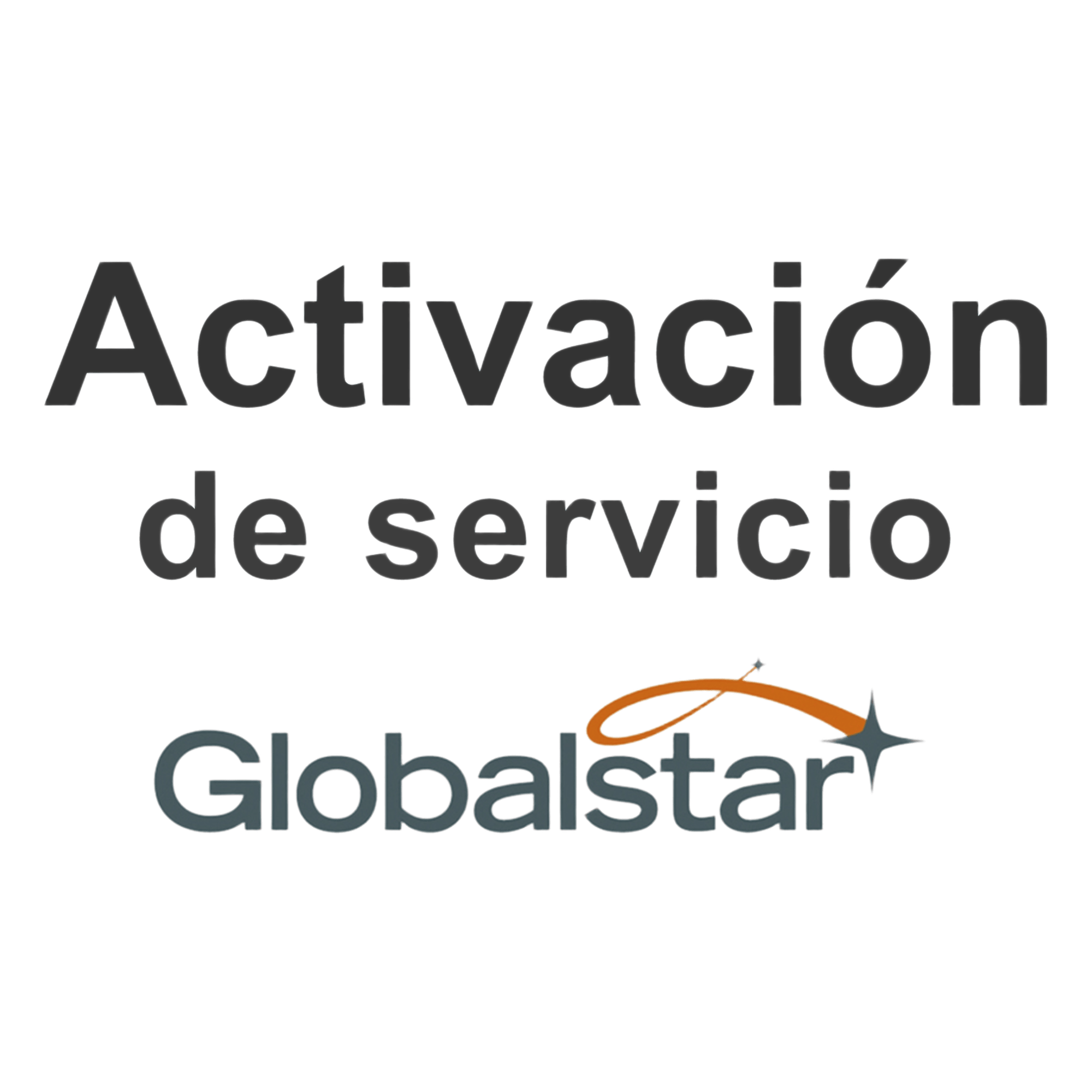 Activacion de GPS para el uso de servicio de satelites GLOBALSTAR · SKU ACTIVACIONGS