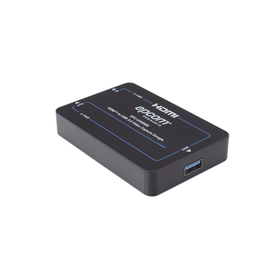 Adaptador de Captura de Video HDMI a USB 3.0 | 4K60 HDMI Entrada | 1080p60 USB Salida | HDCP 2.2 | 18 Gbps Ancho de Banda | Plug and Play | Compatible Windows Linux macOS