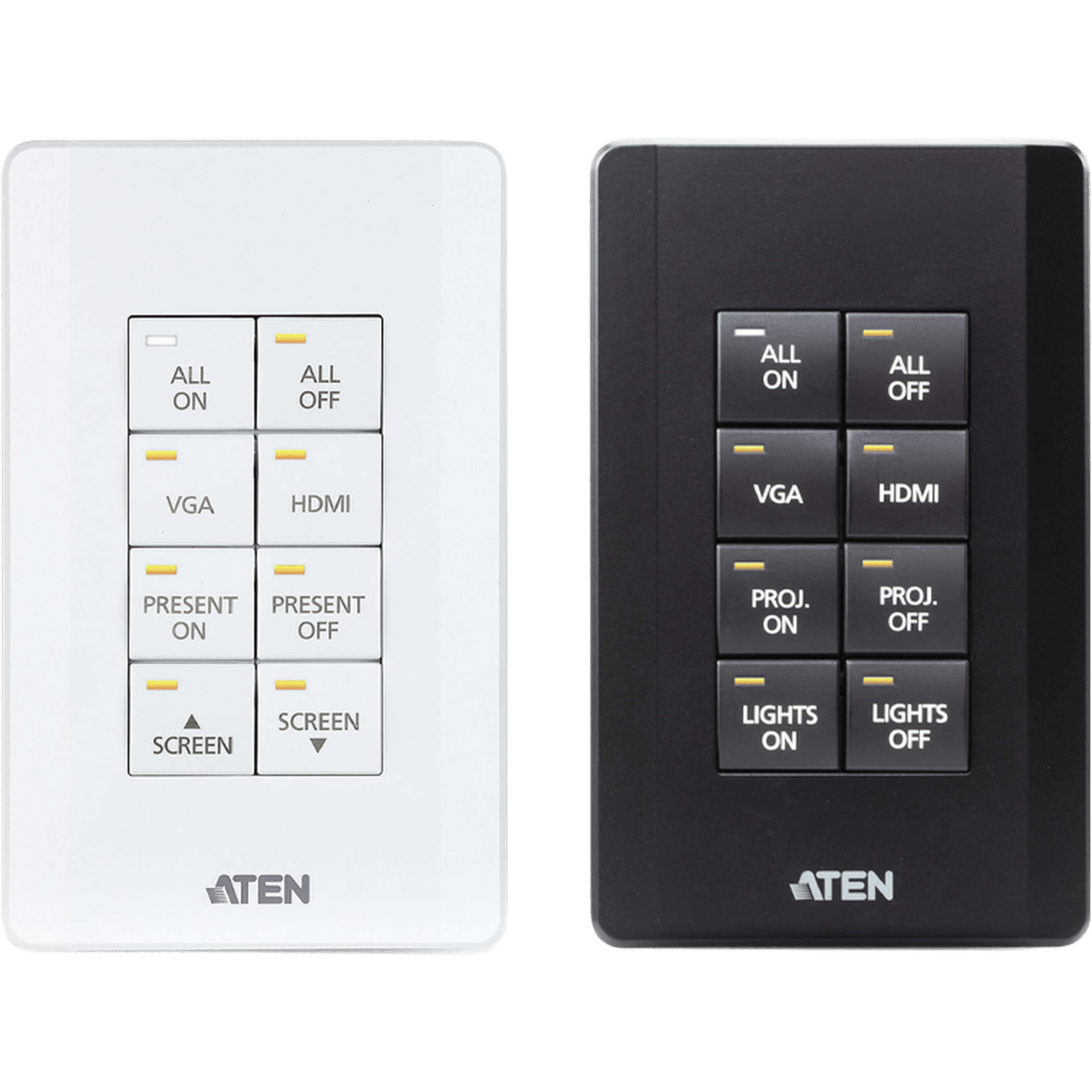 Sistema de control ATEN | Teclado de 8 botones (EE. UU., 1GANG) | BLANCO |