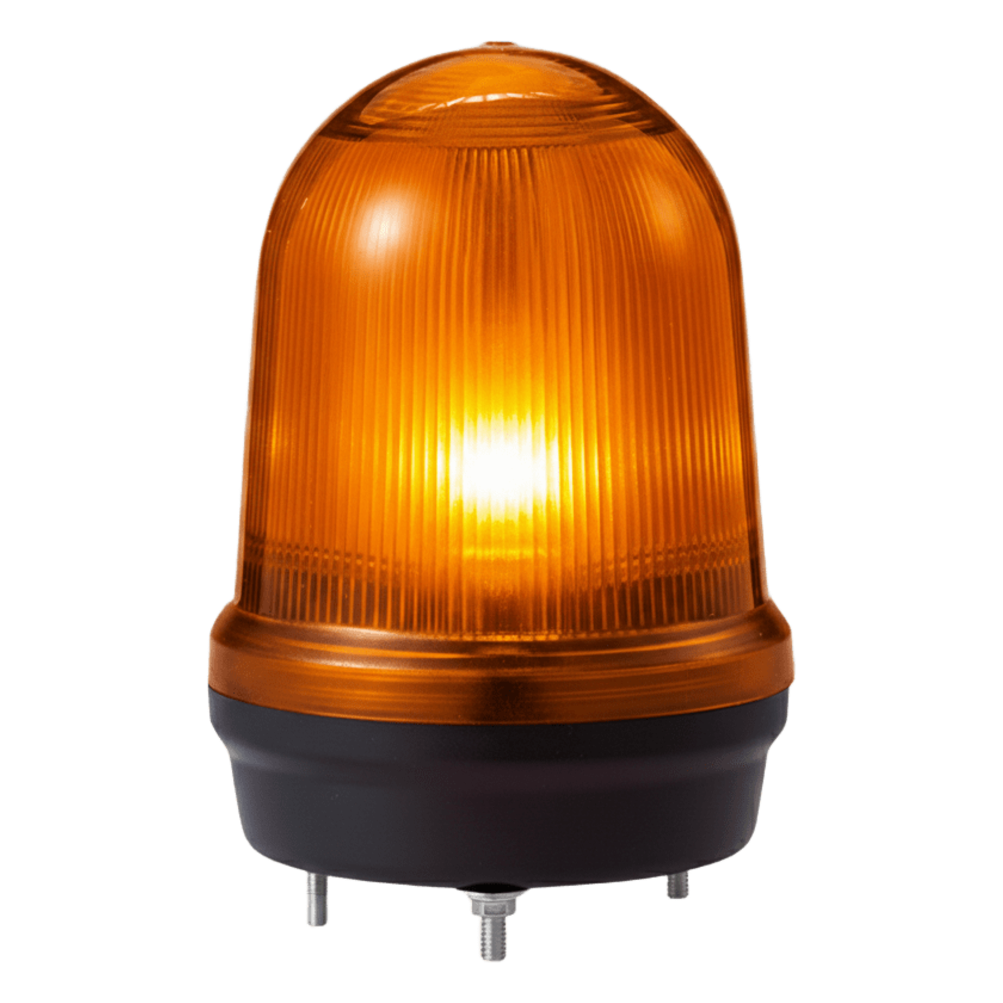 LED con patrones fijo/intermitente, estroboscópico y simulación rotatorio, Color ámbar de 12-24 VCD — QLIGHT · SKU MFL125-012024-A