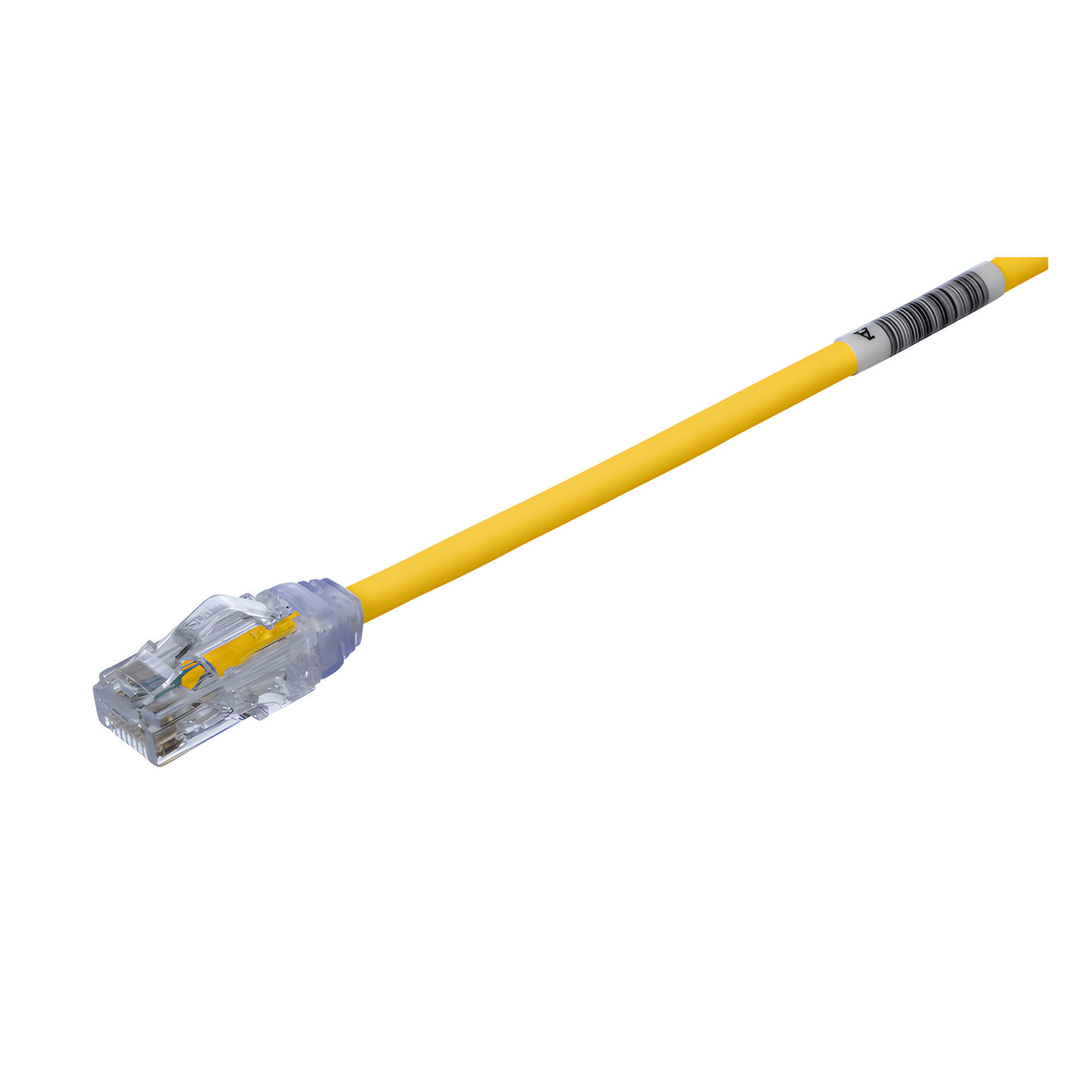 Cable de Parcheo UTP Cat6A, CM/LSZH, Diámetro Reducido (28AWG), Color Amarillo, 4.57 Metros (15 Pies) — PANDUIT · SKU UTP28X15YL