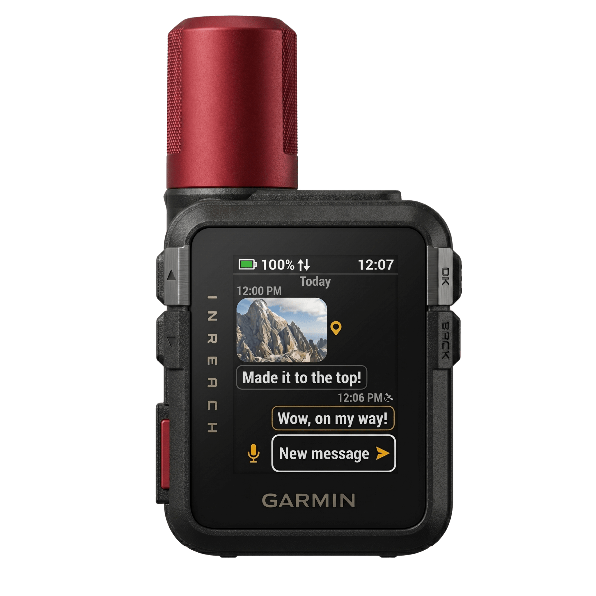 Dispositivo de Comunicación Satelital / SOS Interactivo / Mensajería de Voz y Fotos / GPS Multibanda / Autonomía 14 Días / IP67 / MIL-STD-810 — GARMIN · SKU 10-03387-10