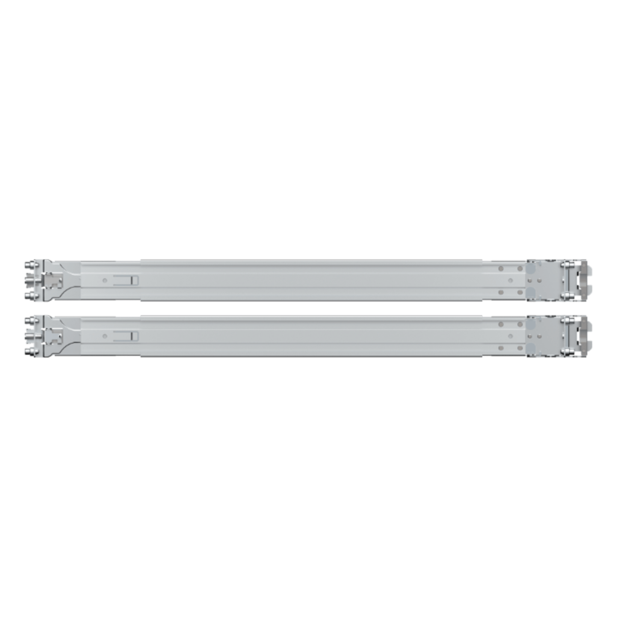 Kit de Rieles para Rack Synology RKS-01 | Compatible con Servidores de Montaje en Rack | Ancho de Pilar ≥450 mm | Ancho de Panel ≥480 mm | Profundidad de Montaje 553-834 mm | Orificios Cuadrados ≥9.5 mm | Orificios Redondos ≥7.1 mm. — SYNOLOGY · SKU RKS-01