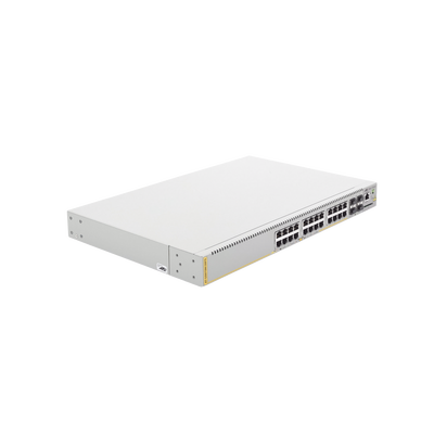 Switch PoE+ Administrable CentreCOM GS970M, Capa 3 de 24 Puertos 10/100/1000 Mbps + 4 SFP Gigabit, 370 W