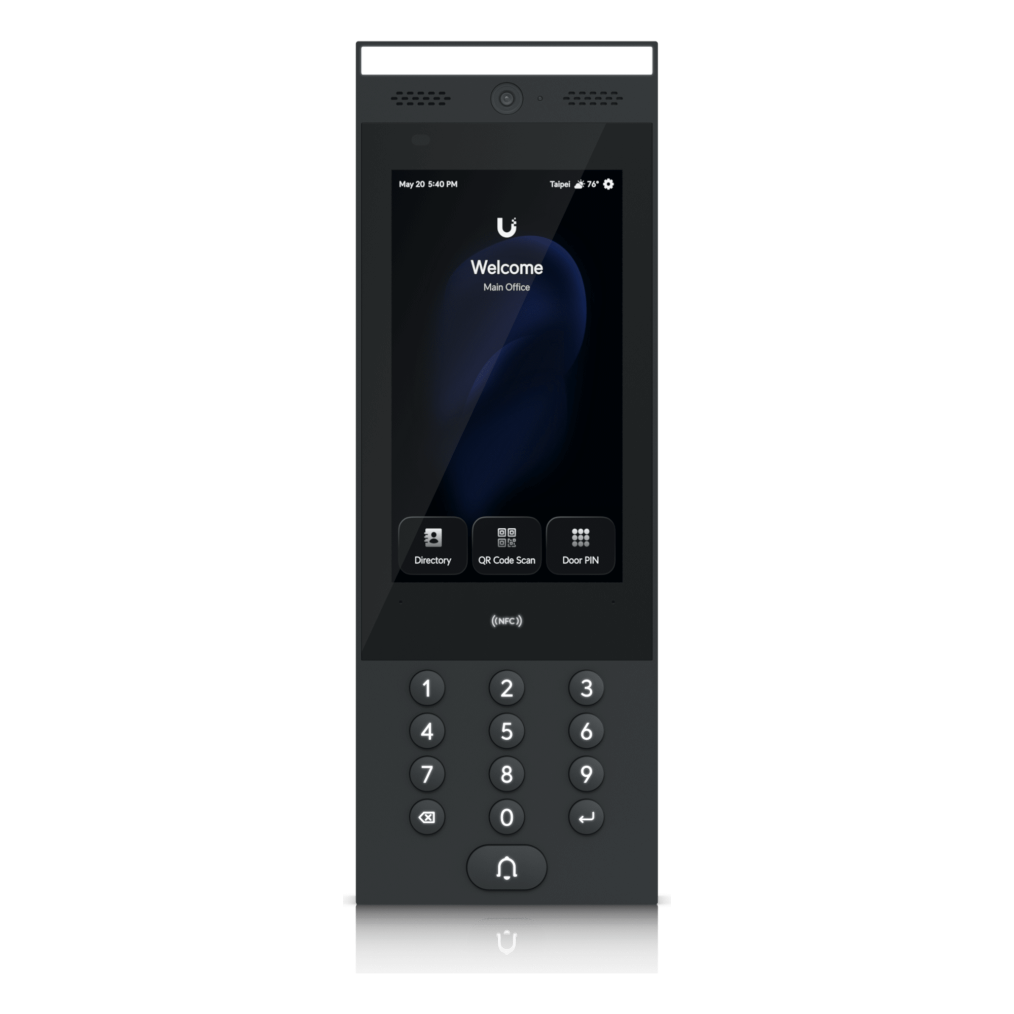 G3 Intercom Videoportero IP Interior/Exterior para Gestión de Accesos Residenciales y Comerciales, con Cámara Integrada, Pantalla Táctil de 7" y Soporte para NFC y Desbloqueo Móvil — Ubiquiti Inc · SKU UA-G3-INTERCOM