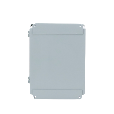 Gabinete de Bisagra Continua NEMA 12; IP66 de Uso en Intemperie, 305 x 254 x 203 mm, De Acero, Color Gris
